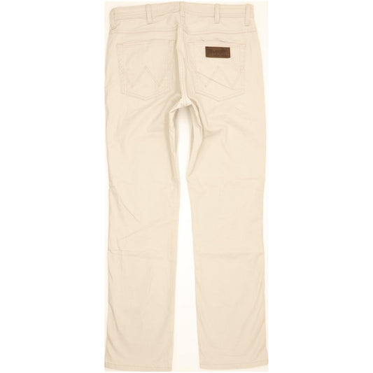 Wrangler Arizona Men Beige Straight Regular Stretch Jeans W32 L32