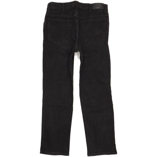 Wrangler Men Black Straight Regular Stretch Jeans W34 L29