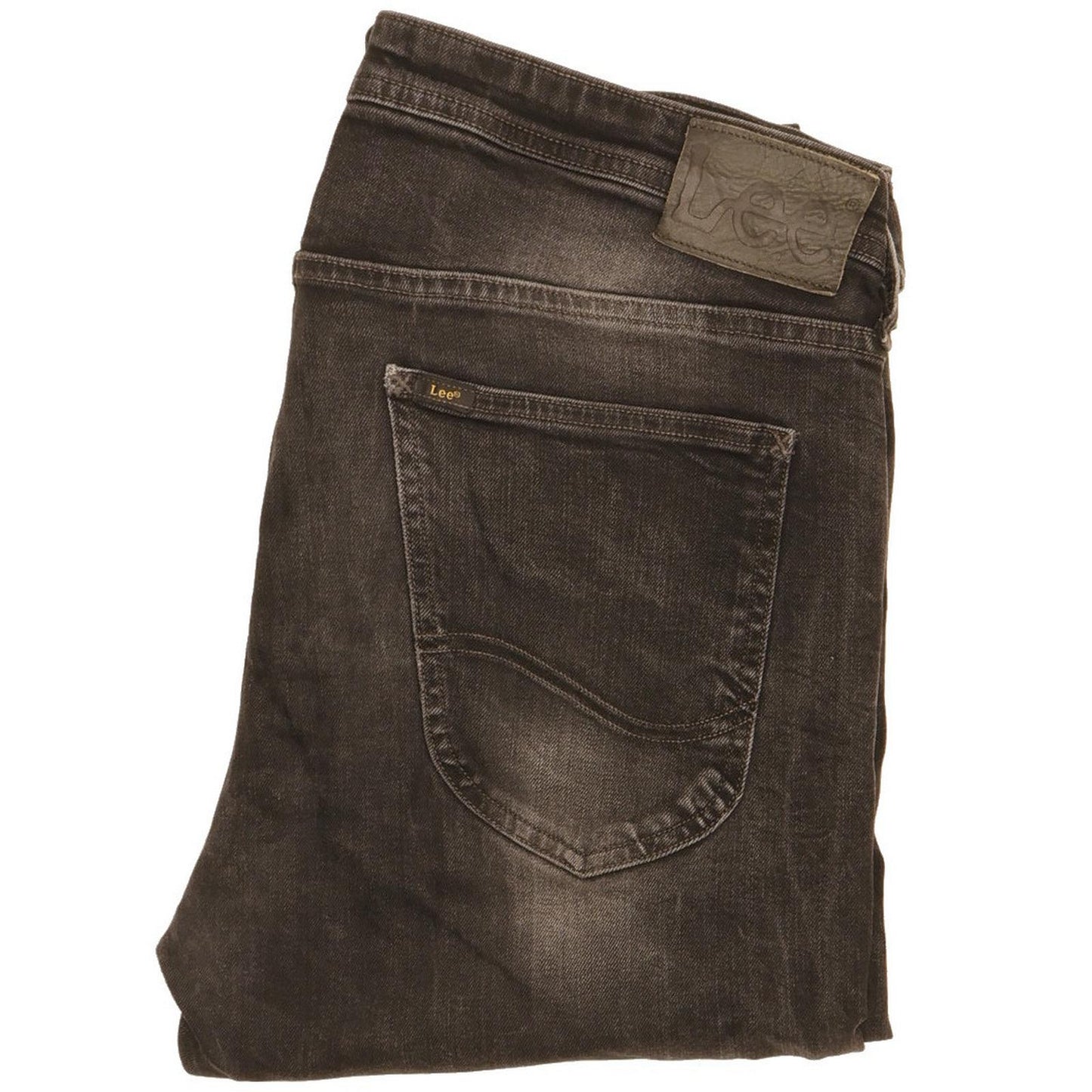 Lee Men Black Skinny Slim Stretch Jeans W34 L34