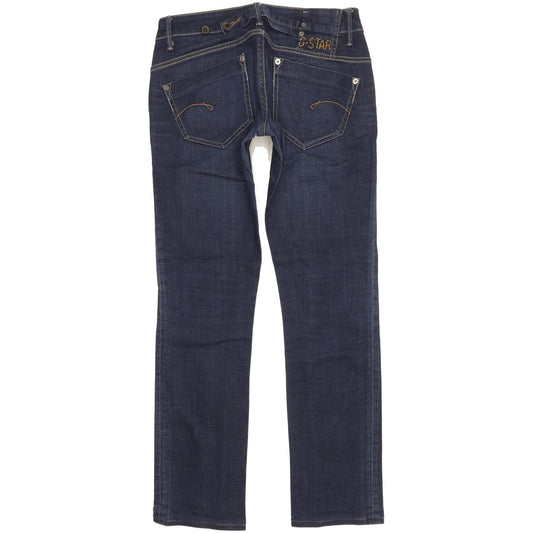 G-Star Midge Women Blue Straight Slim Stretch Jeans W27 L30