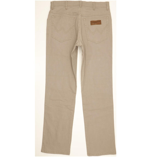 Wrangler Texas Men Grey Straight Regular Stretch Jeans W33 L32