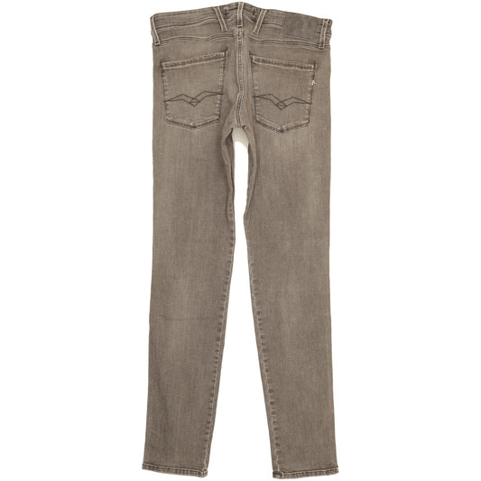 Replay Anbass Men Grey Skinny Slim Stretch Jeans W31 L34