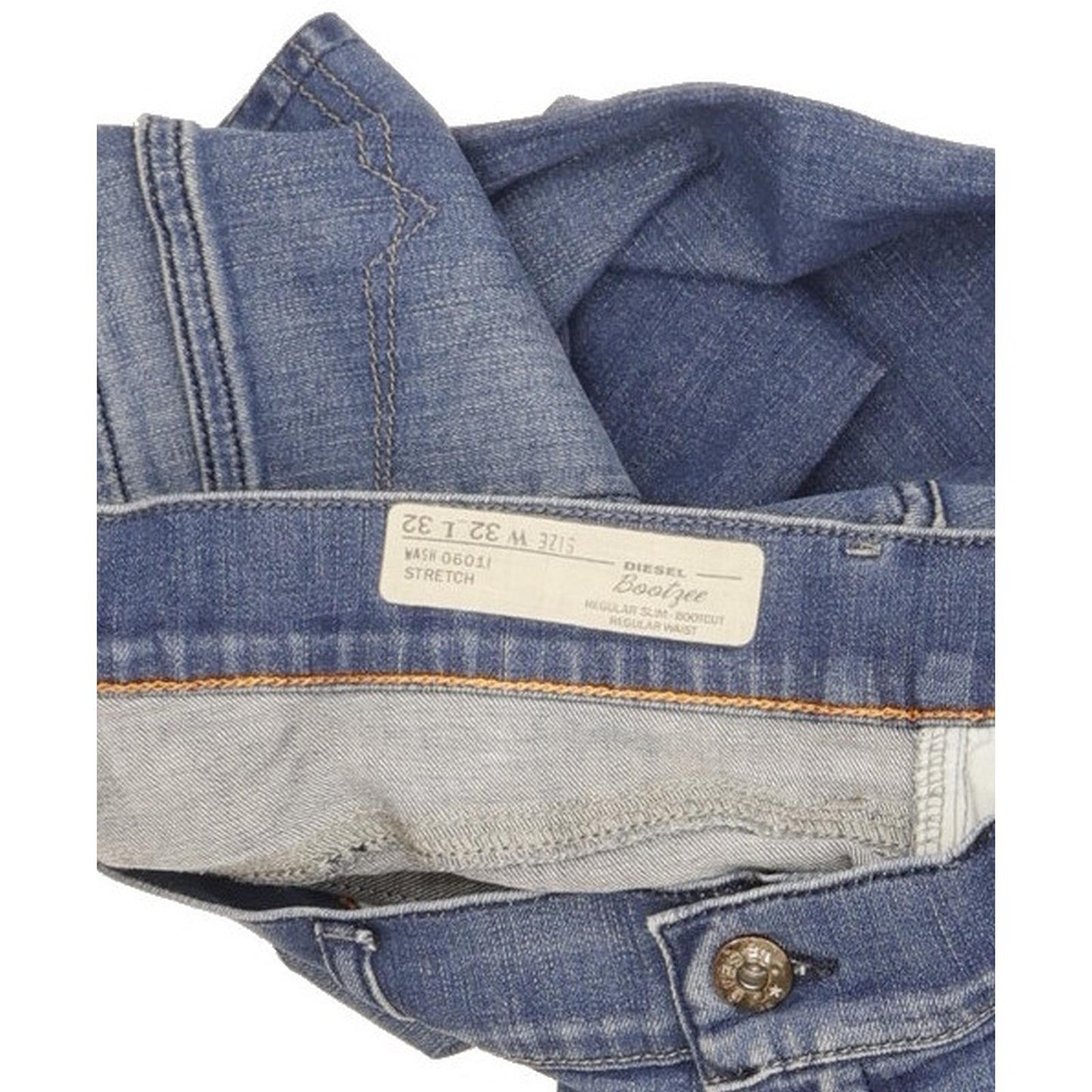 Diesel Bootzee Women Blue Bootcut Slim Stretch Jeans W32 L32