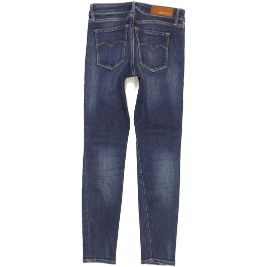 Replay Luz Women Blue Skinny Slim Jeans W27 L28