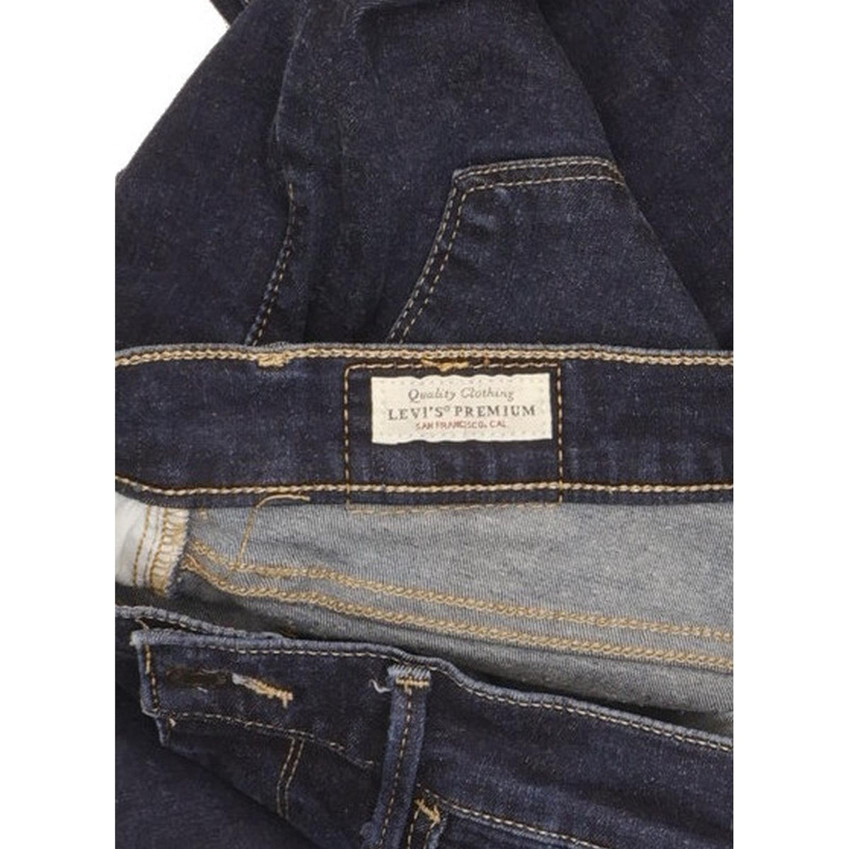 Levi's 710 Super Women Blue Skinny Slim Stretch Jeans W28 L28