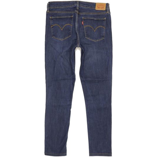 Levi's 711 Women Blue Skinny Slim Stretch Jeans W30 L29