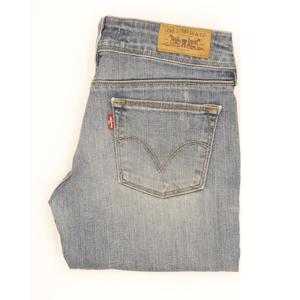 Levi's 571 Women Blue Straight Slim Stretch Jeans W26 L31