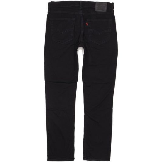 Levi's 511 Men Black Straight Slim Stretch Jeans W36 L32