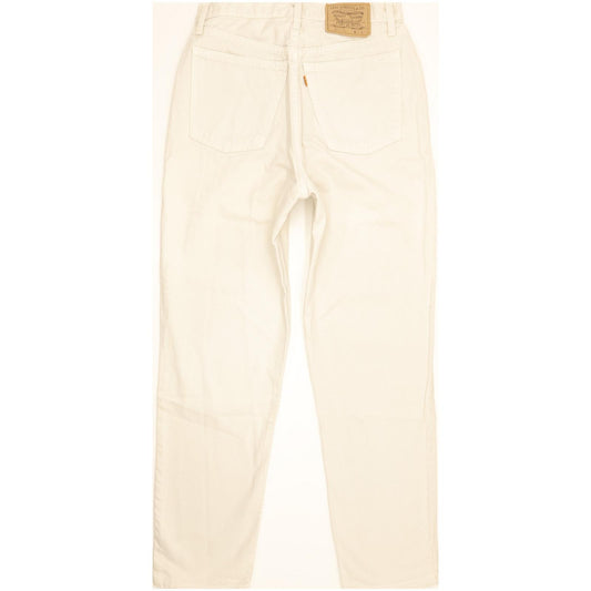 Levi's 881 Beige Straight Slim Jeans High Waisted W30 L29