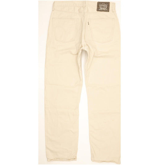 Levi's Men Beige Straight Regular Jeans W34 L31