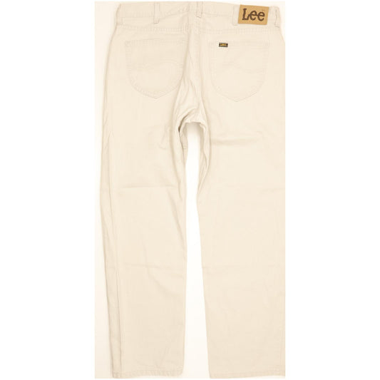 Lee Portland Men Beige Straight Regular Jeans W38 L30