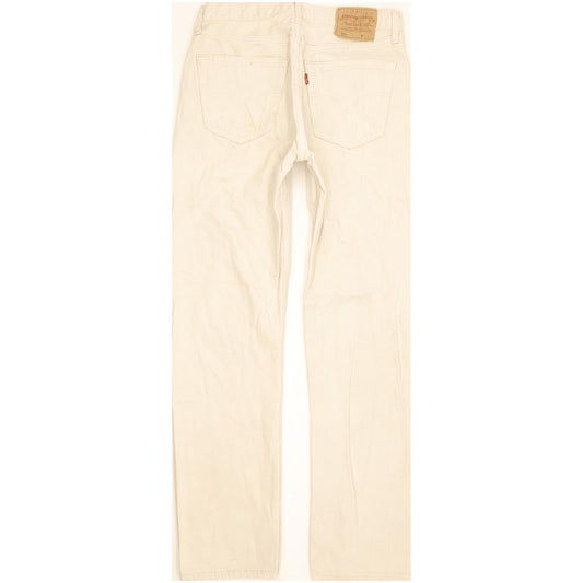 Levi's 501 Men Beige Straight Regular Jeans W32 L31