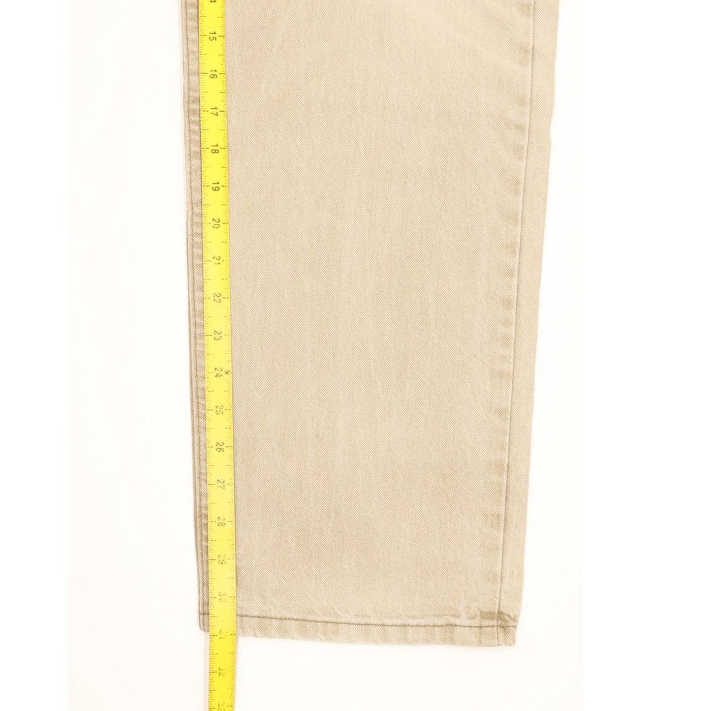 Lee Men Beige Straight Relaxed Jeans W34 L31