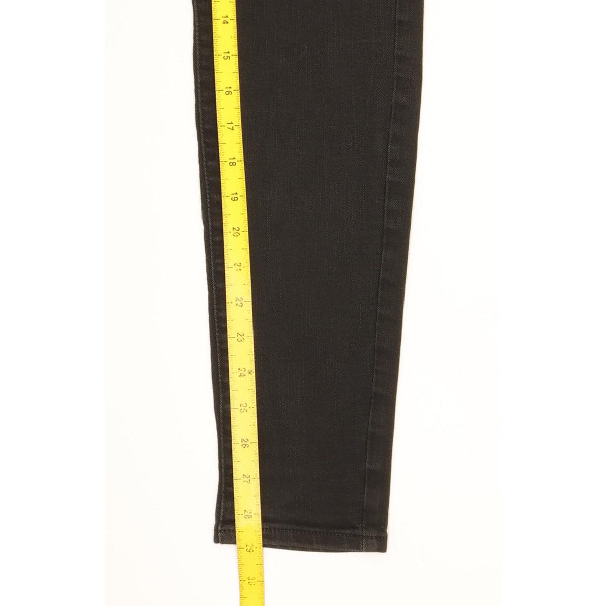 Levi's 710 Super Women Black Skinny Slim Stretch Jeans W30 L29