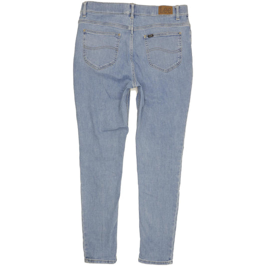Lee Shape Blue Skinny Slim Stretch Jeans High Waisted W33 L33