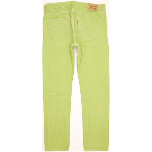 Levi's 508 Men Green Straight Slim Jeans W34 L32