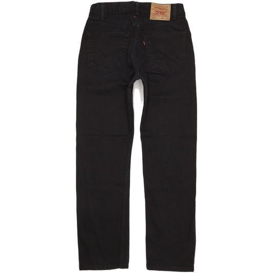 Levi's 505 Men Black Straight Regular Jeans W33 L32
