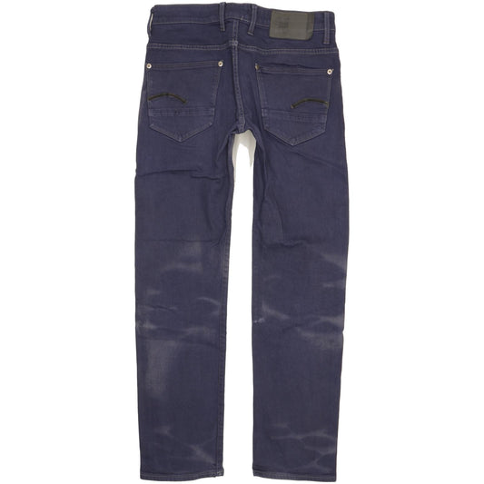 G-Star Revend Men Blue Straight Regular Stretch Jeans W30 L31
