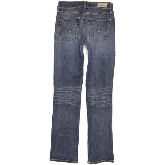 Levi's Demi Curve Women Blue Straight Classic Stretch Jeans W28 L31