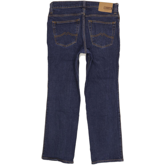 Mustang Pittsburgh Men Blue Straight Regular Stretch Jeans W35 L29