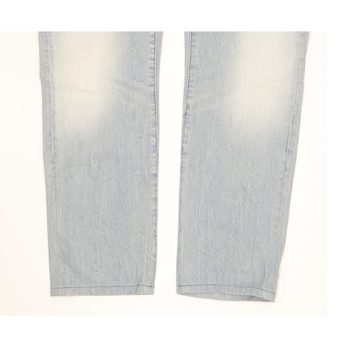 G-Star 3301 Men Blue Straight Slim Jeans W34 L30