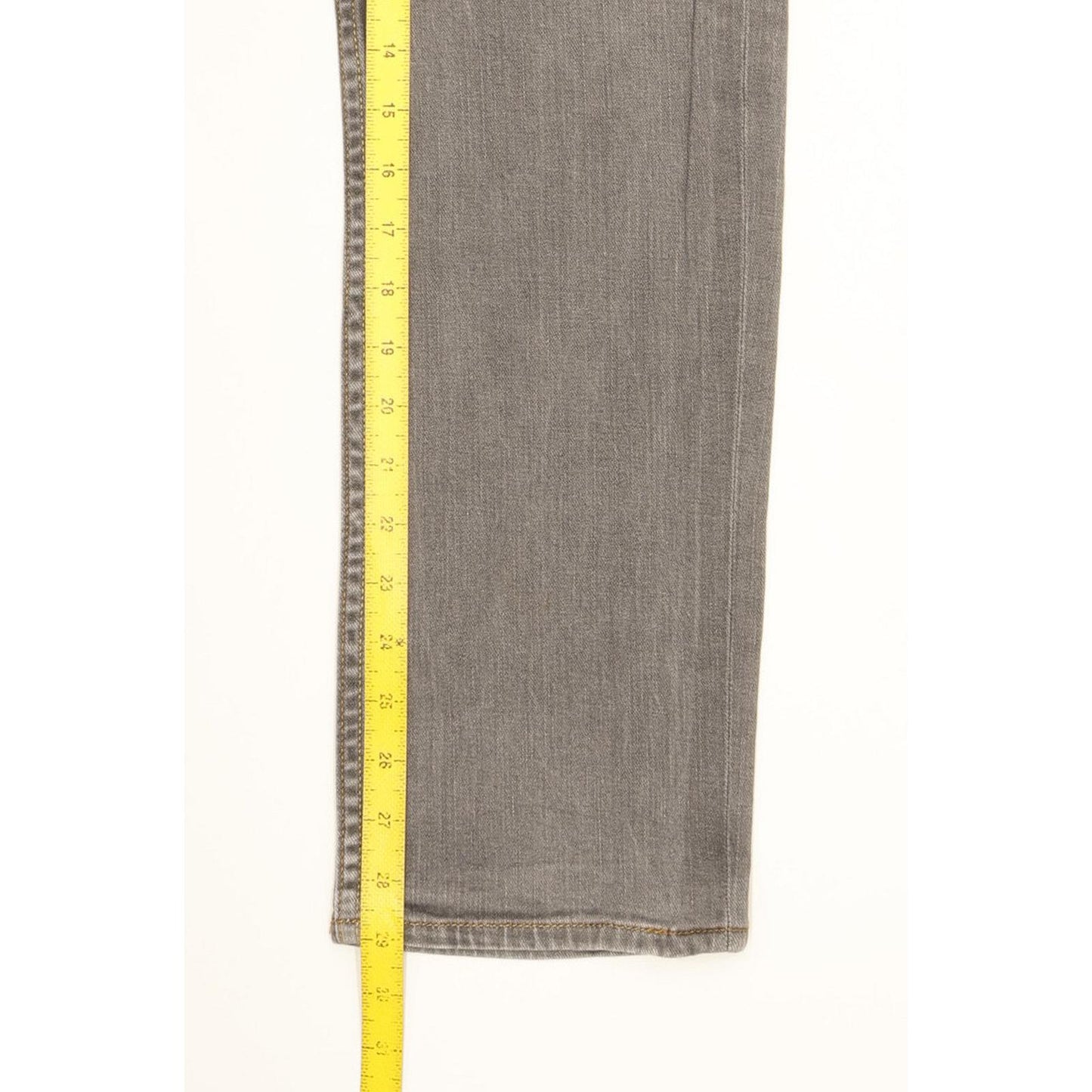 Levi's 506 Men Grey Straight Regular Stretch Jeans W31 L29