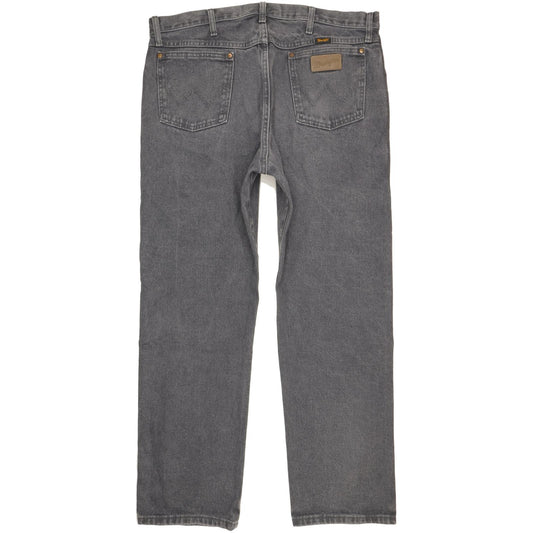 Wrangler Men Grey Straight Regular Jeans W38 L32