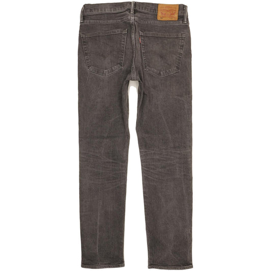 Levi's 502 Men Grey Tapered Regular Stretch Jeans W32 L30
