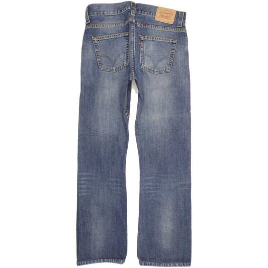 Levi's 512 Men Blue Bootcut Slim Jeans W34 L32