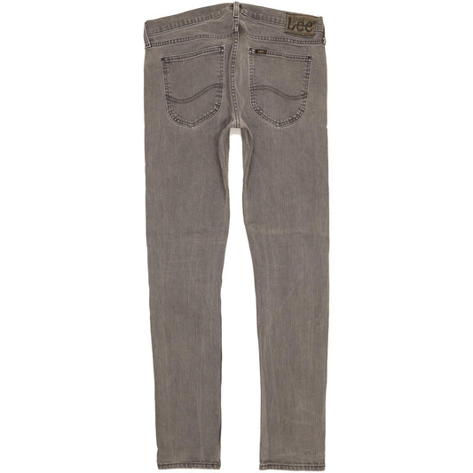 Lee Luke Women Grey Skinny Slim Stretch Jeans W33 L34