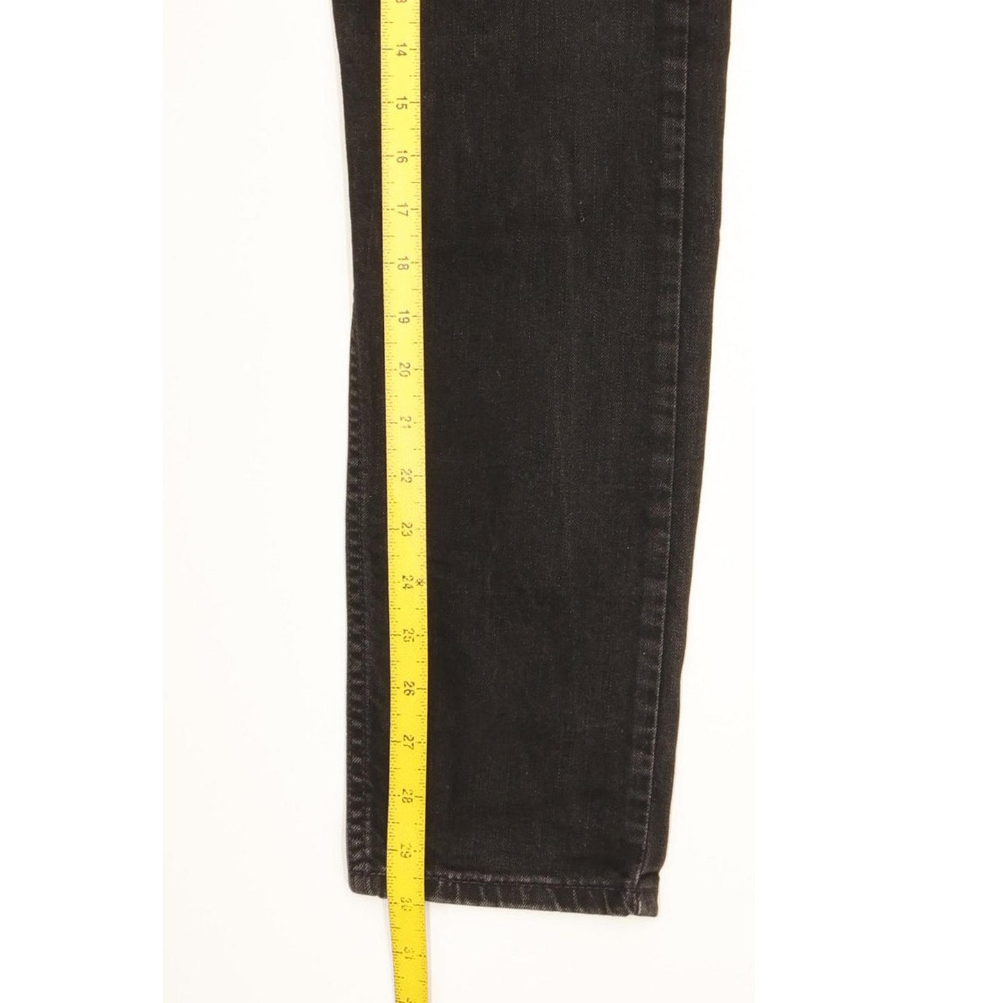 Levi's 512 Men Black Tapered Slim Stretch Jeans W32 L30
