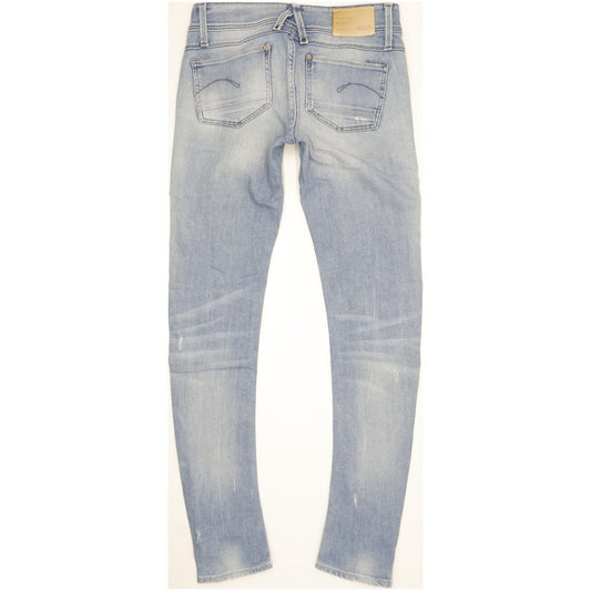 G-Star Lynn Women Blue Skinny Slim Stretch Jeans W28 L32