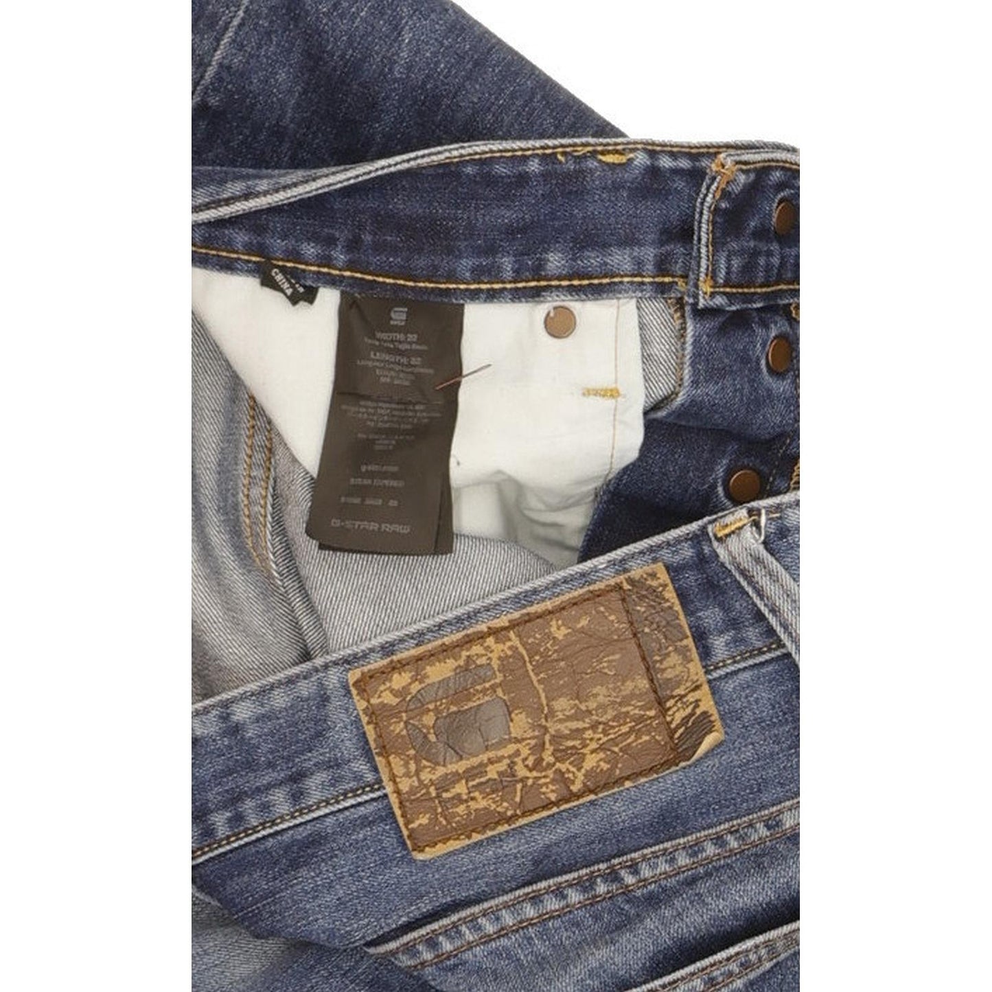 G-Star Stean Men Blue Tapered Slim Jeans W32 L32