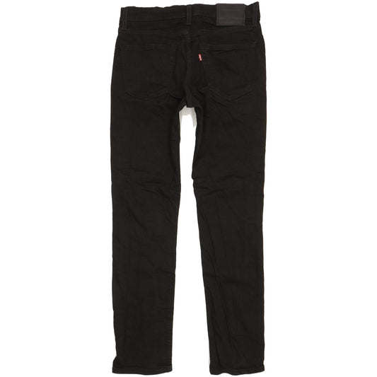 Levi's 511 Men Black Straight Slim Stretch Jeans W32 L31