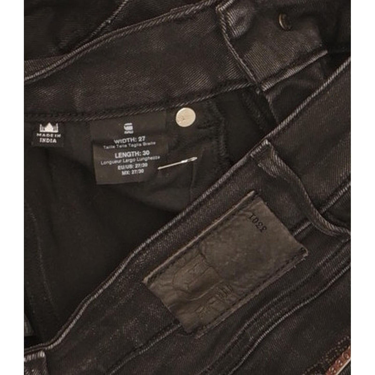 G-Star Women Black Skinny Slim Stretch Jeans W27 L30