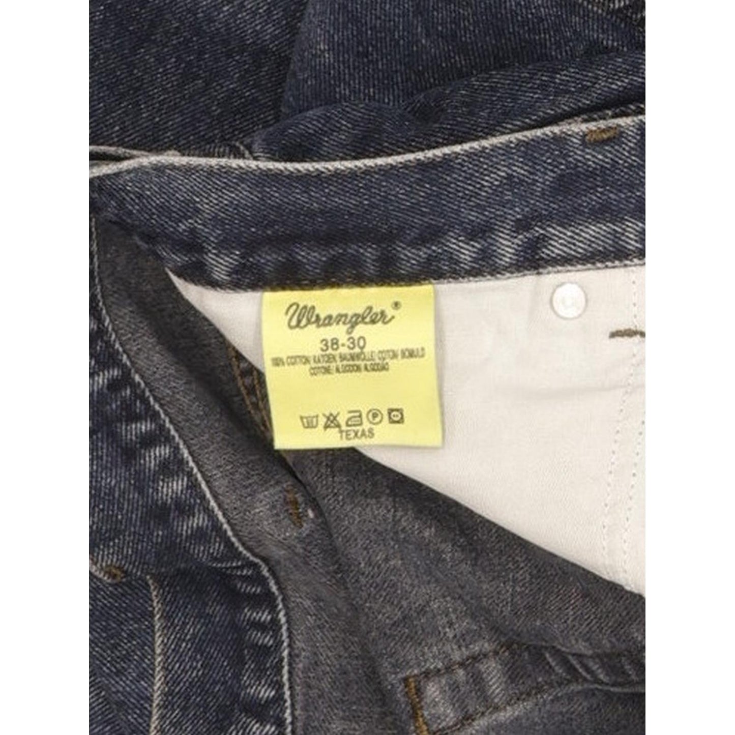 Wrangler Texas Men Blue Straight Regular Jeans W38 L30