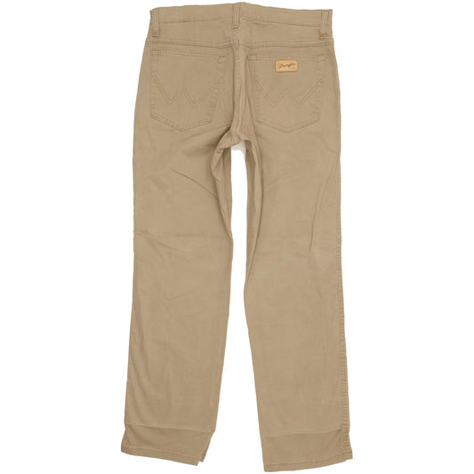 Wrangler Texas Men Beige Straight Regular Stretch Jeans W32 L30