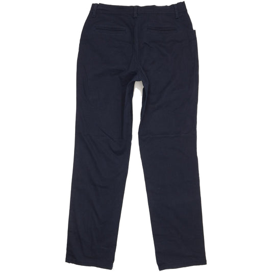Lee Women Navy Straight Relaxed Chino Stretch Jeans W30 L30
