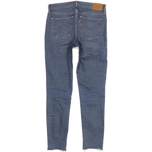 Levi's 710 Super Women Blue Skinny Slim Stretch Jeans W29 L29
