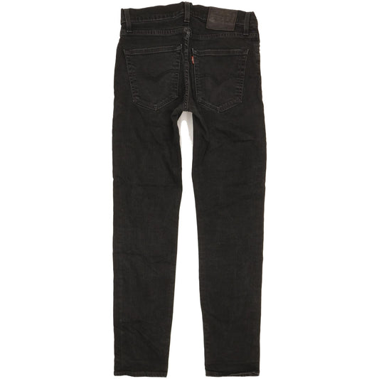 Levi's 512 Men Black Tapered Slim Stretch Jeans W30 L30