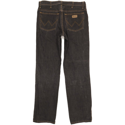 Wrangler Texas Men Black Straight Regular Jeans W34 L33
