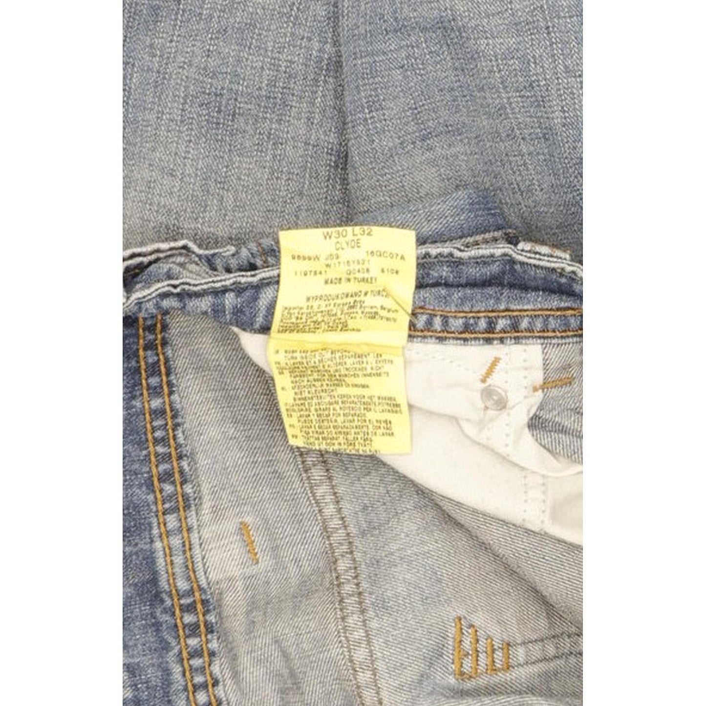 Wrangler Clyde Men Blue Straight Regular Jeans W30 L32