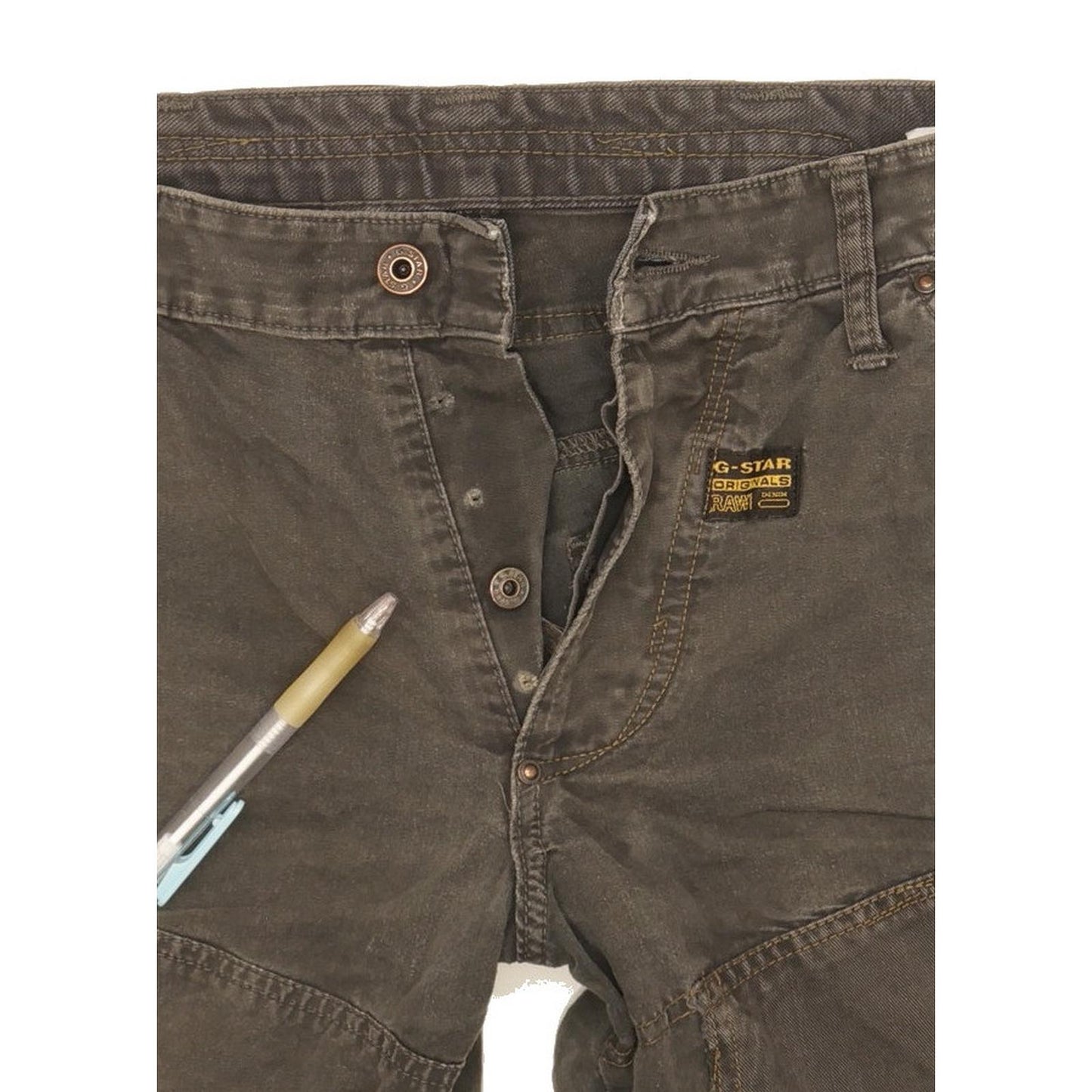 G-Star S.C. Elwood Men Grey Straight Regular Jeans W31 L32