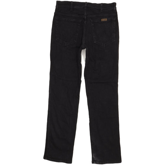 Wrangler Men Black Straight Regular Stretch Jeans W32 L32