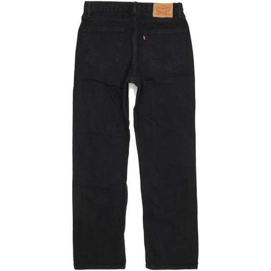 Levi's 751 Men Black Straight Regular Jeans W33 L32