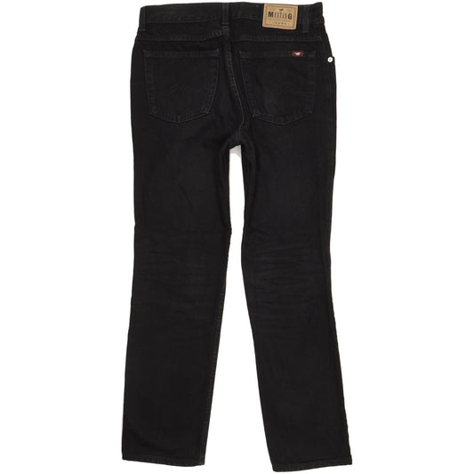 Mustang Men Black Straight Regular Jeans W33 L30