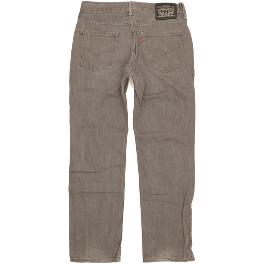 Levi's 514 Men Grey Straight Slim Jeans W33 L30