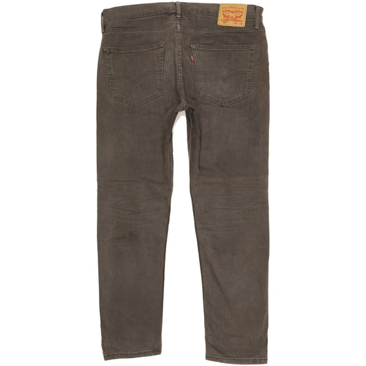 Levi's 502 Men Grey Tapered Regular Stretch Jeans W36 L31