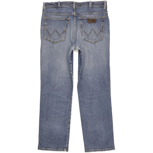 Wrangler Texas Men Blue Straight Regular Stretch Jeans W34 L29