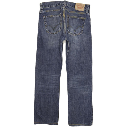 Levi's 506 Men Blue Straight Regular Jeans W35 L31